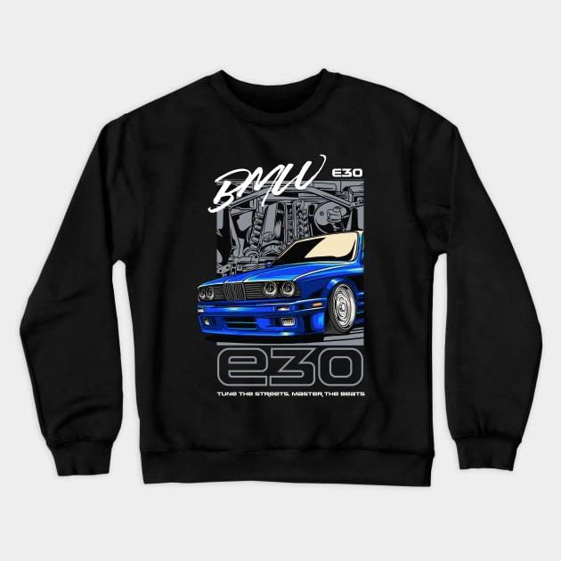 E30 Classic Crewneck Sweatshirt by Harrisaputra